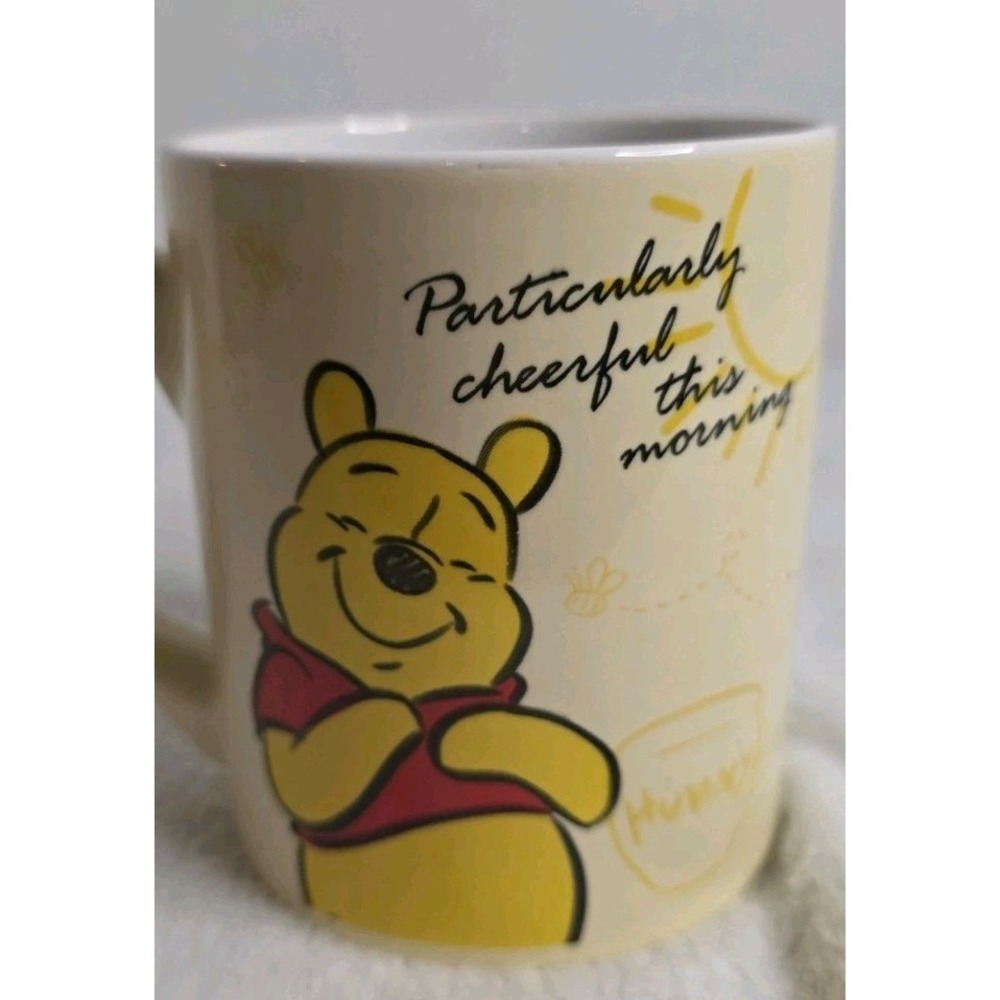 Disney Winnie the Pooh Particularly Cheerful this Morning 14 oz Ceramic Mug - Picture 5 of 7